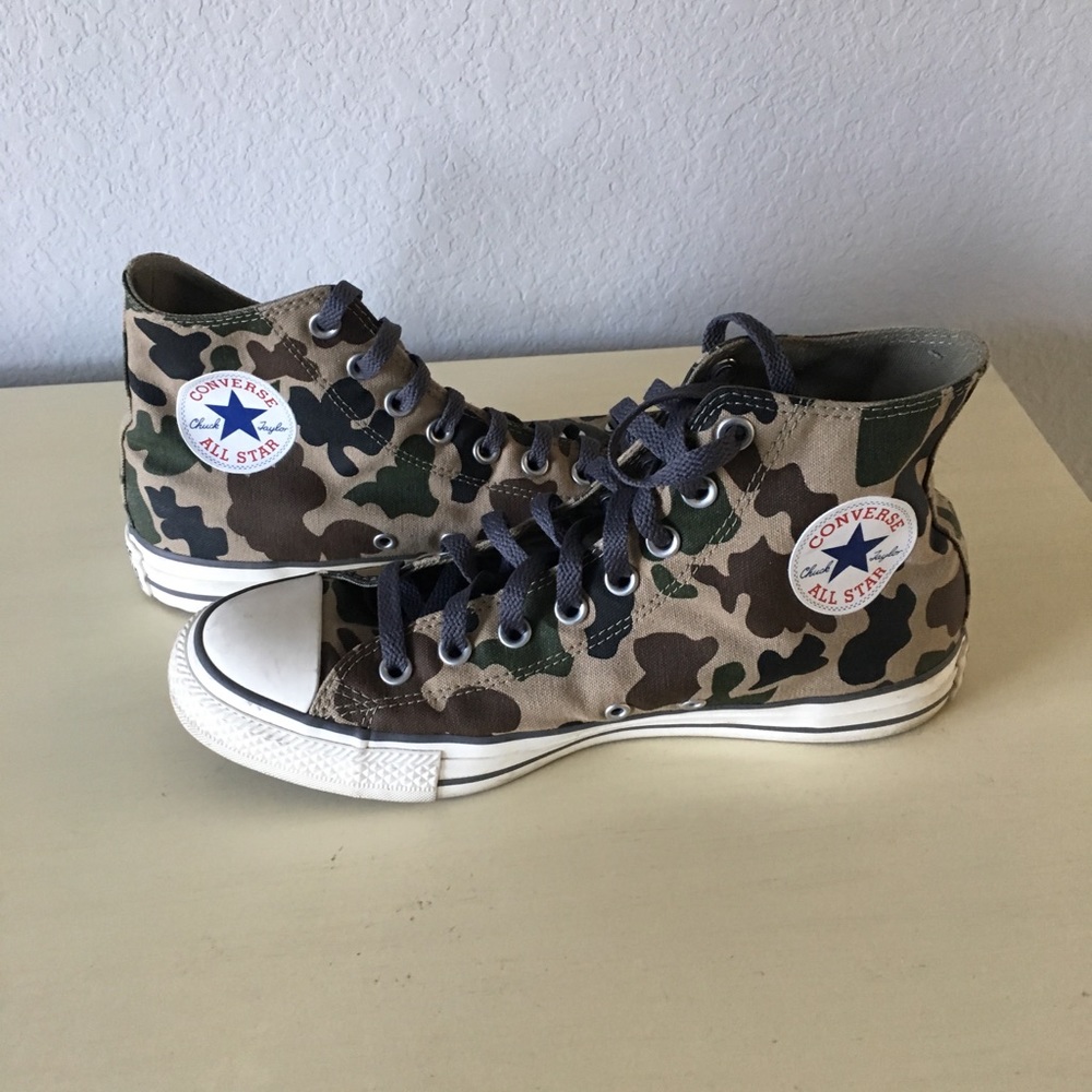 Custom camouflage converse